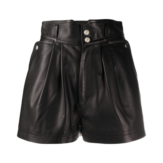 Leather Women Short