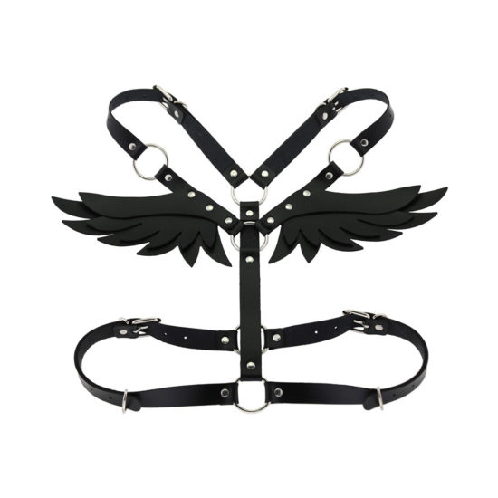 Leather Harness Cage Belt